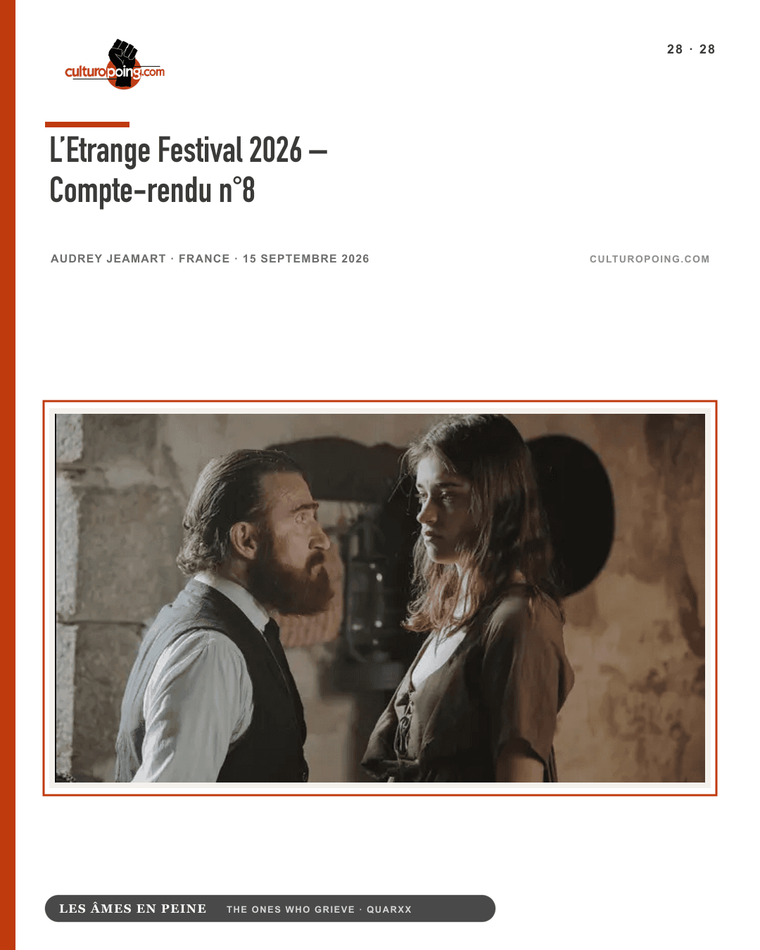 Culturopoing — L’Etrange Festival 2026 – Compte-rendu n°8