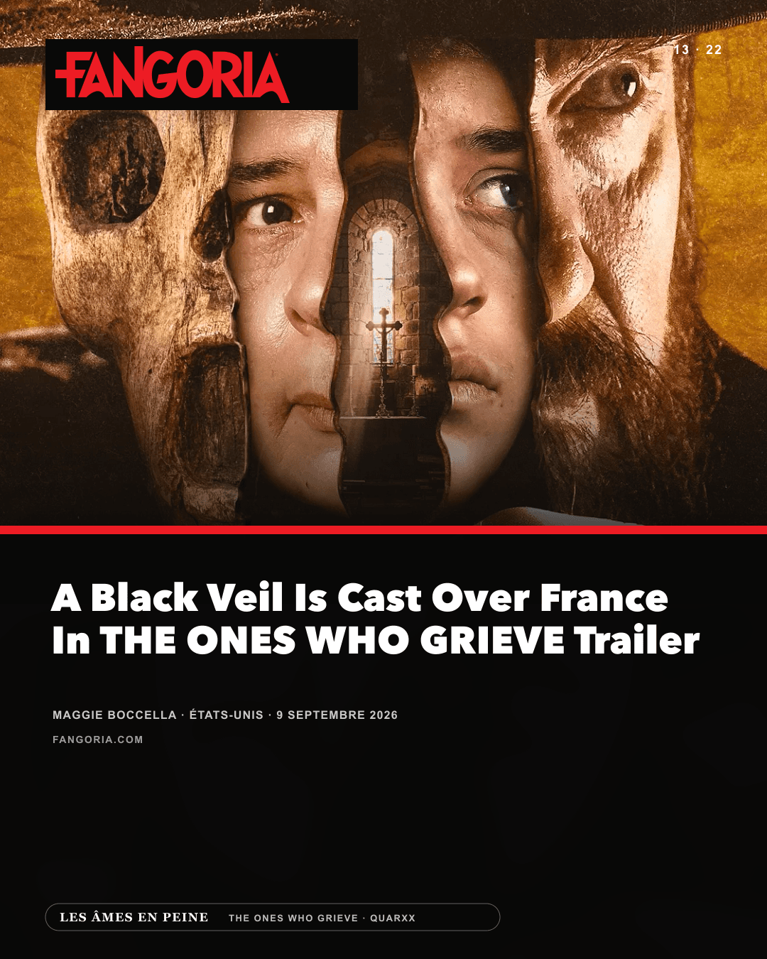 Fangoria — A Black Veil Is Cast Over France In THE ONES WHO GRIEVE Trailer
