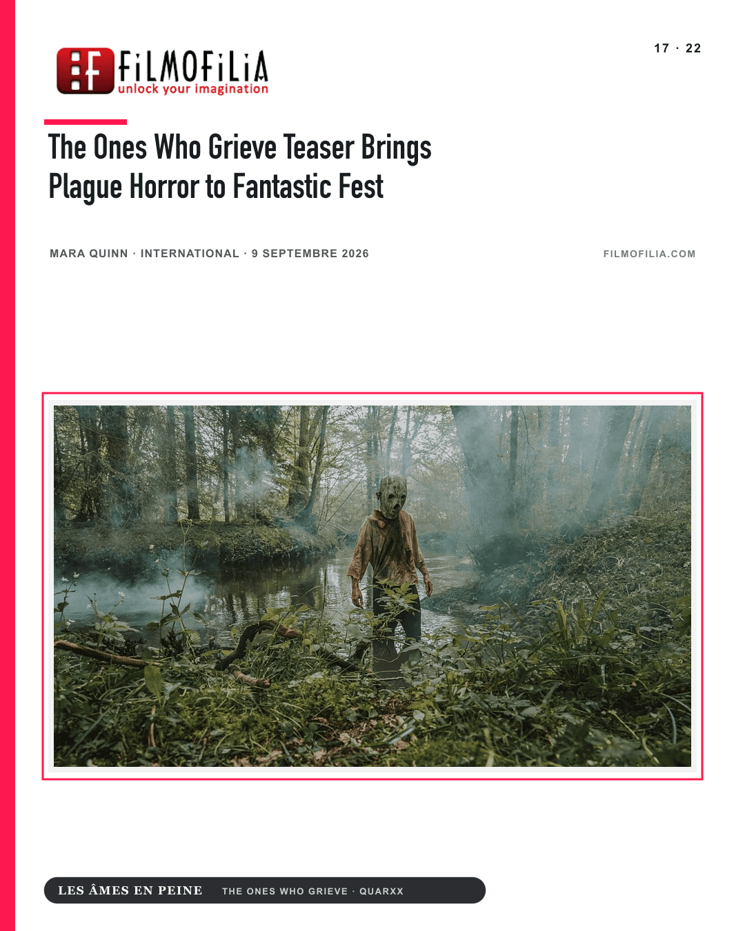 Filmofilia — The Ones Who Grieve Teaser Brings Plague Horror to Fantastic Fest