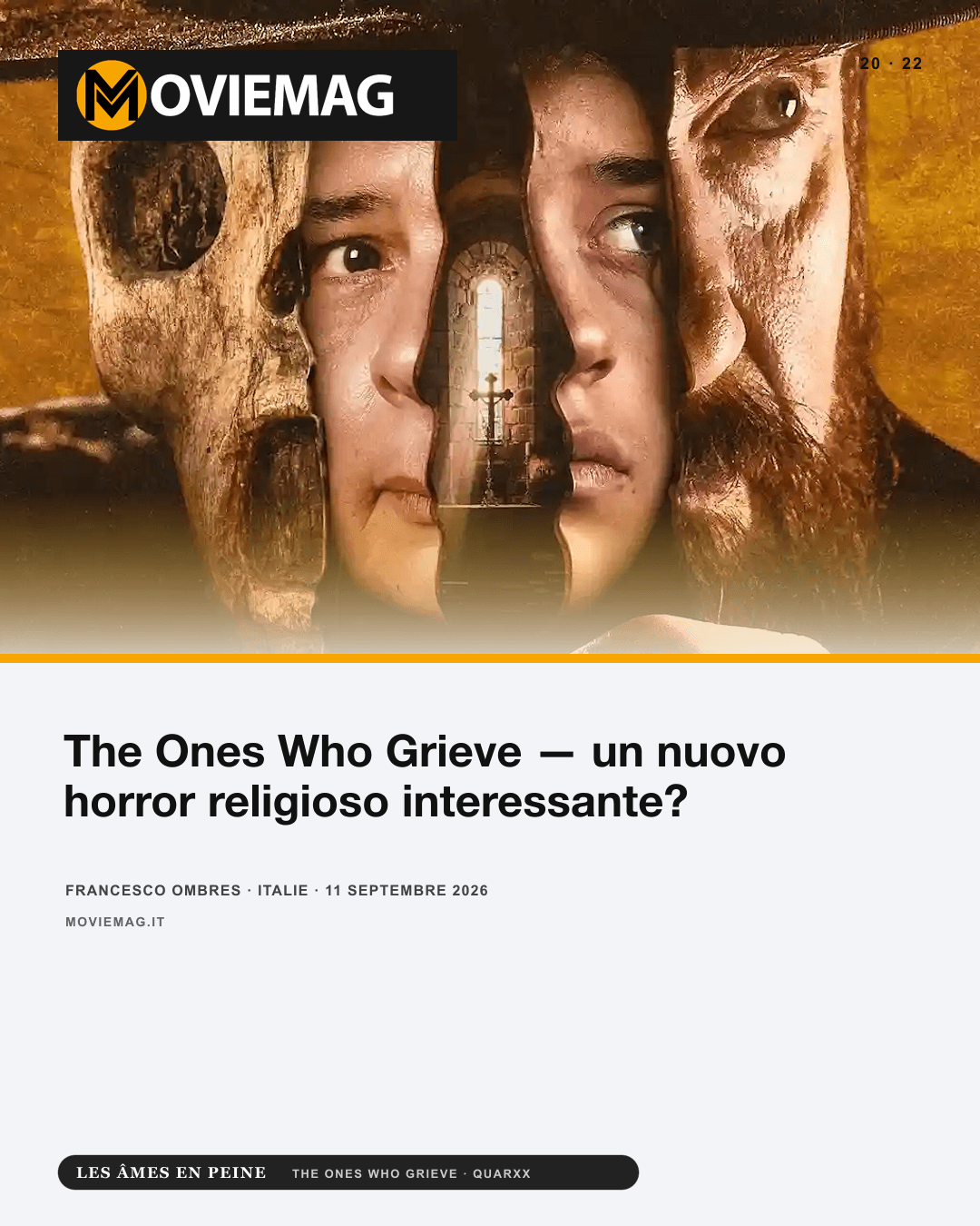 MovieMag — The Ones Who Grieve — un nuovo horror religioso interessante?