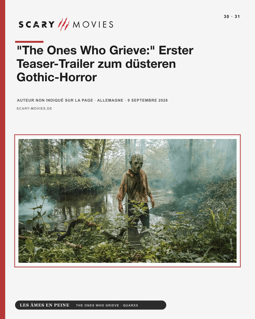 Scary-Movies.de — "The Ones Who Grieve:" Erster Teaser-Trailer zum düsteren Gothic-Horror
