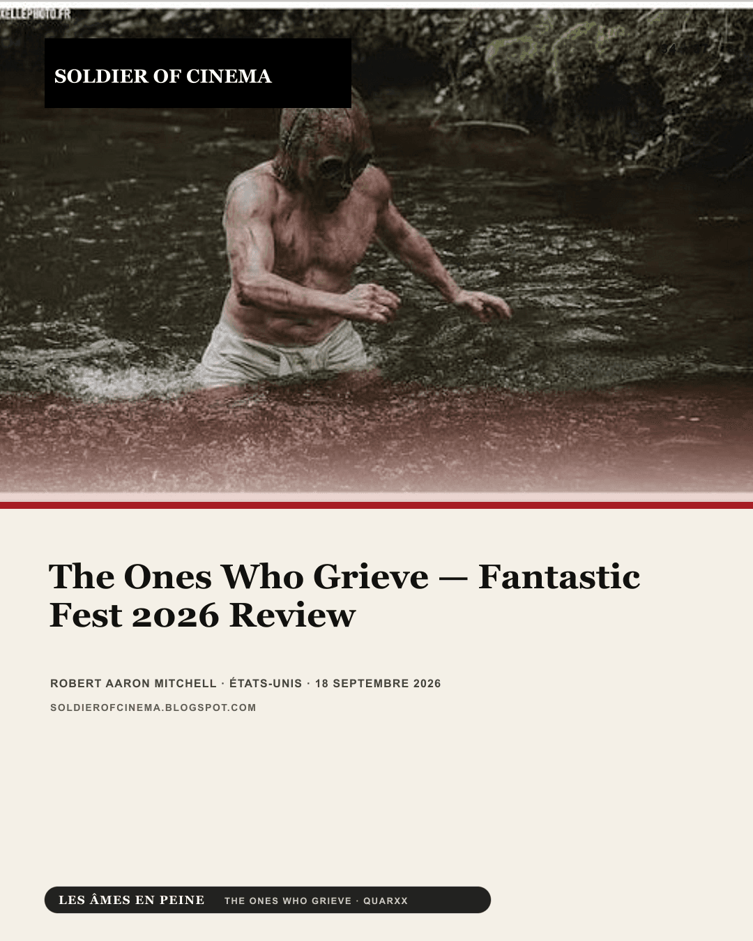Soldier of Cinema — Fantastic Fest 2026: The Ones Who Grieve (Les Âmes En Peine) Directed by Quarxx