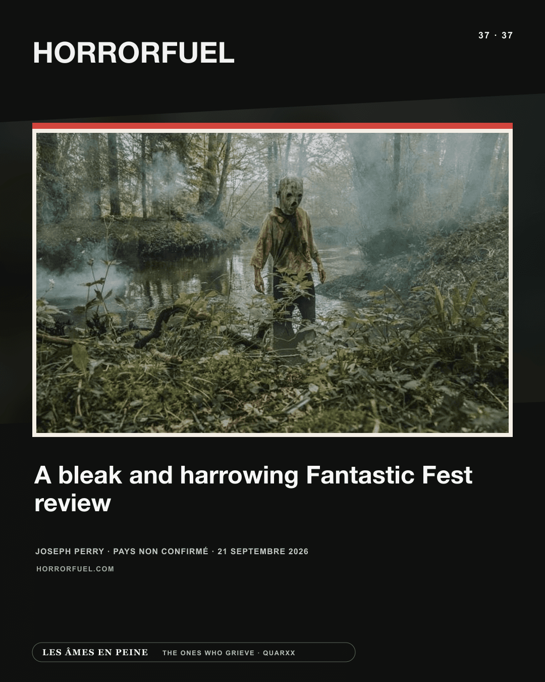 HorrorFuel — Spoiler-Free Review: THE ONES WHO GRIEVE (Fantastic Fest 2026)